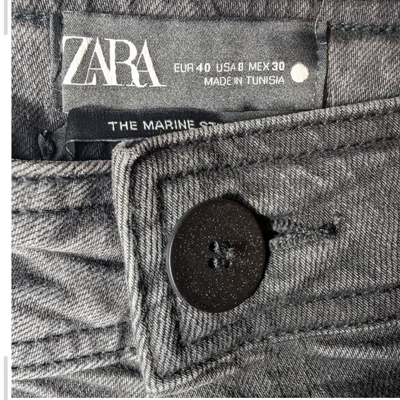 Pre-owned Black Wide-Leg Jeans - Picture 5 of 8